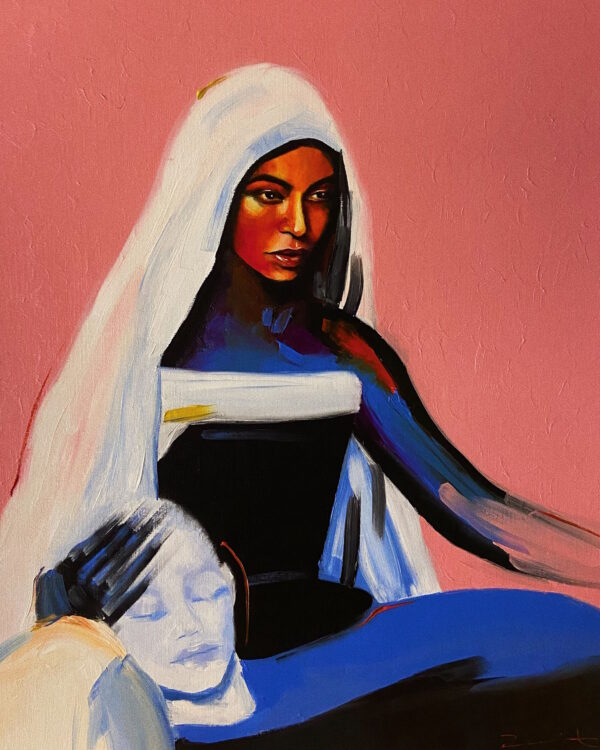 Mine, une peinture à l'huile de Beyonce